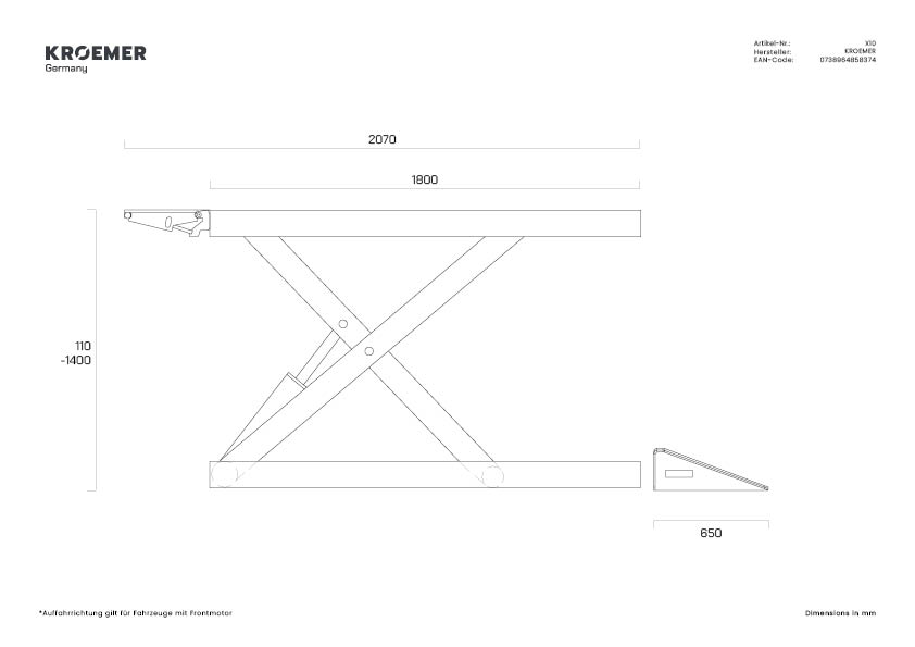 X72, dessin technique 2