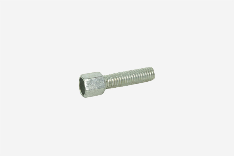 Anzeigebild Hauptbild Schrägansicht Schraube silber Metall für Scherenhebebühnen 