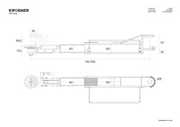 Jeu de bras de levage courts avec Quickarm II528