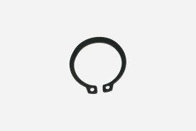 Seegerring in Schwarz aus Metall
