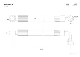 Flexible hydraulique pour la série XX60 XX571